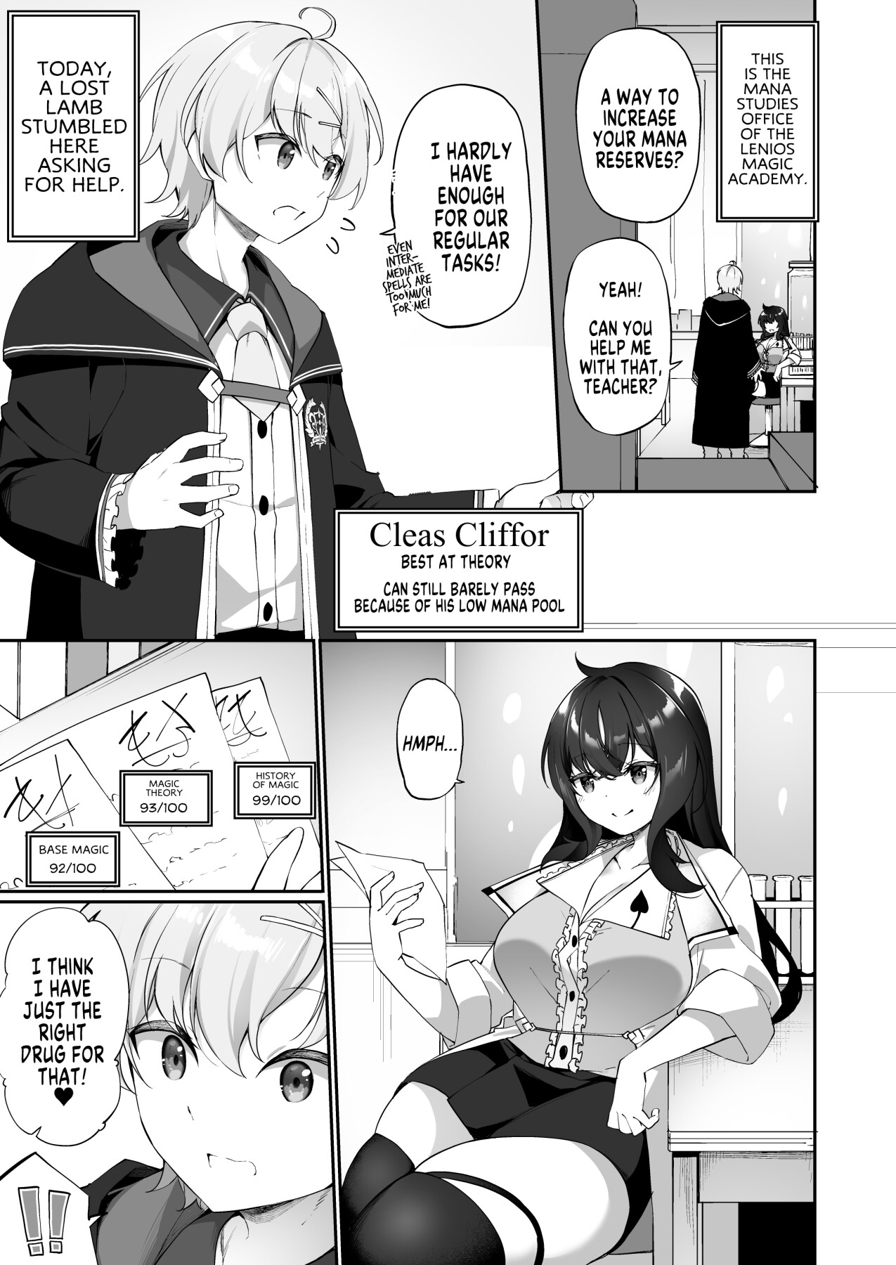 Hentai Manga Comic-New TS Drug! My Life As a Female Magic Student-Read-2